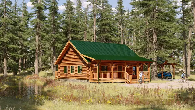 Shady Rest - Log Home Floor Plans Shop by Sierra Log & Timber