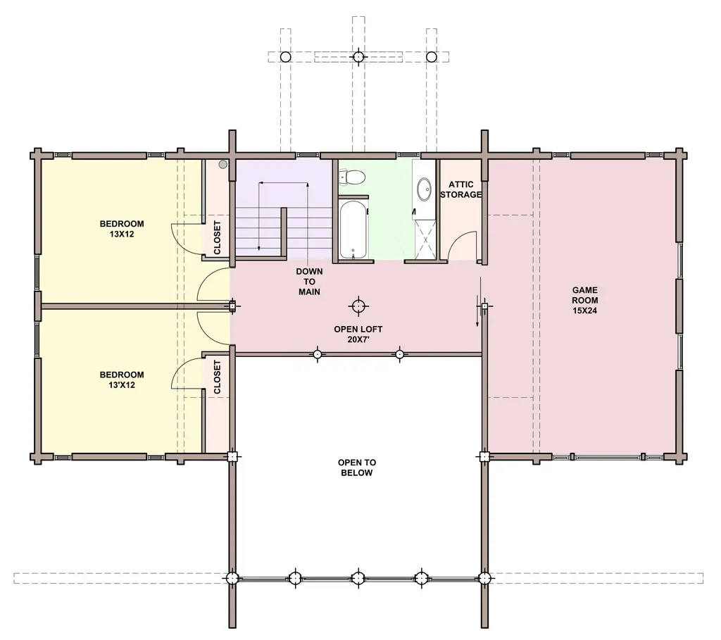 Sparky — loft floor plan
