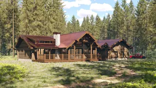 Washoe - Log Home Floor Plans Shop by Sierra Log & Timber