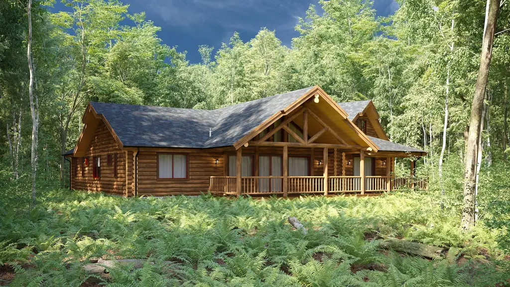 Wissler - Log Home Floor Plans Shop by Sierra Log & Timber