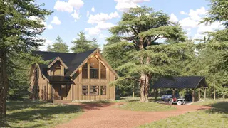Barn Palace - Log Home Floor Plans Shop by Sierra Log & Timber
