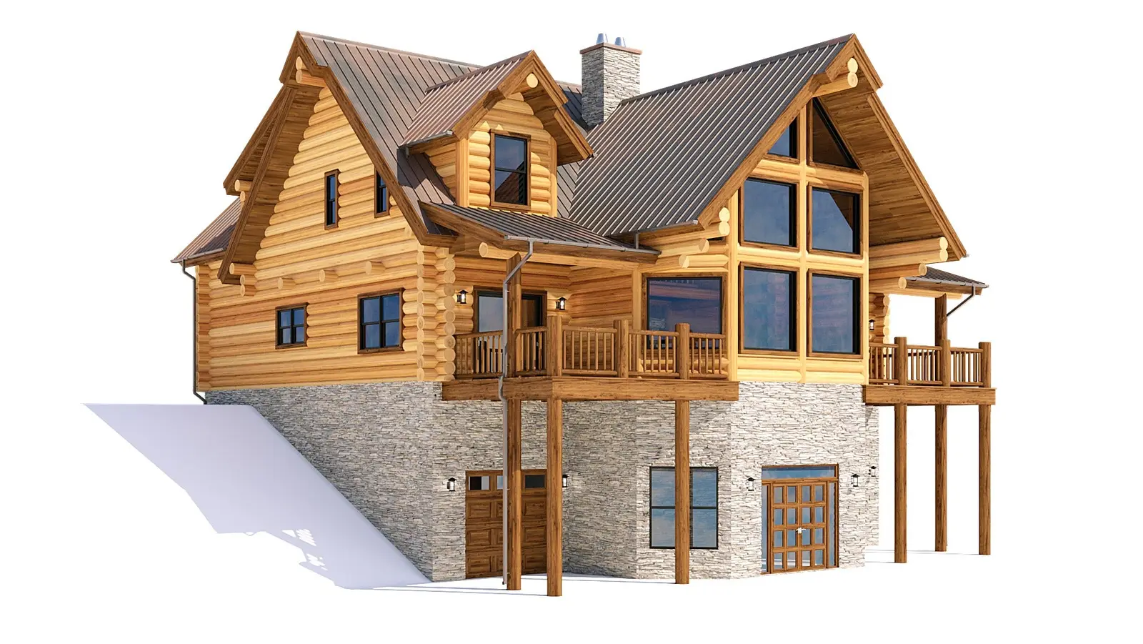 Ski Chalet — perspective 1