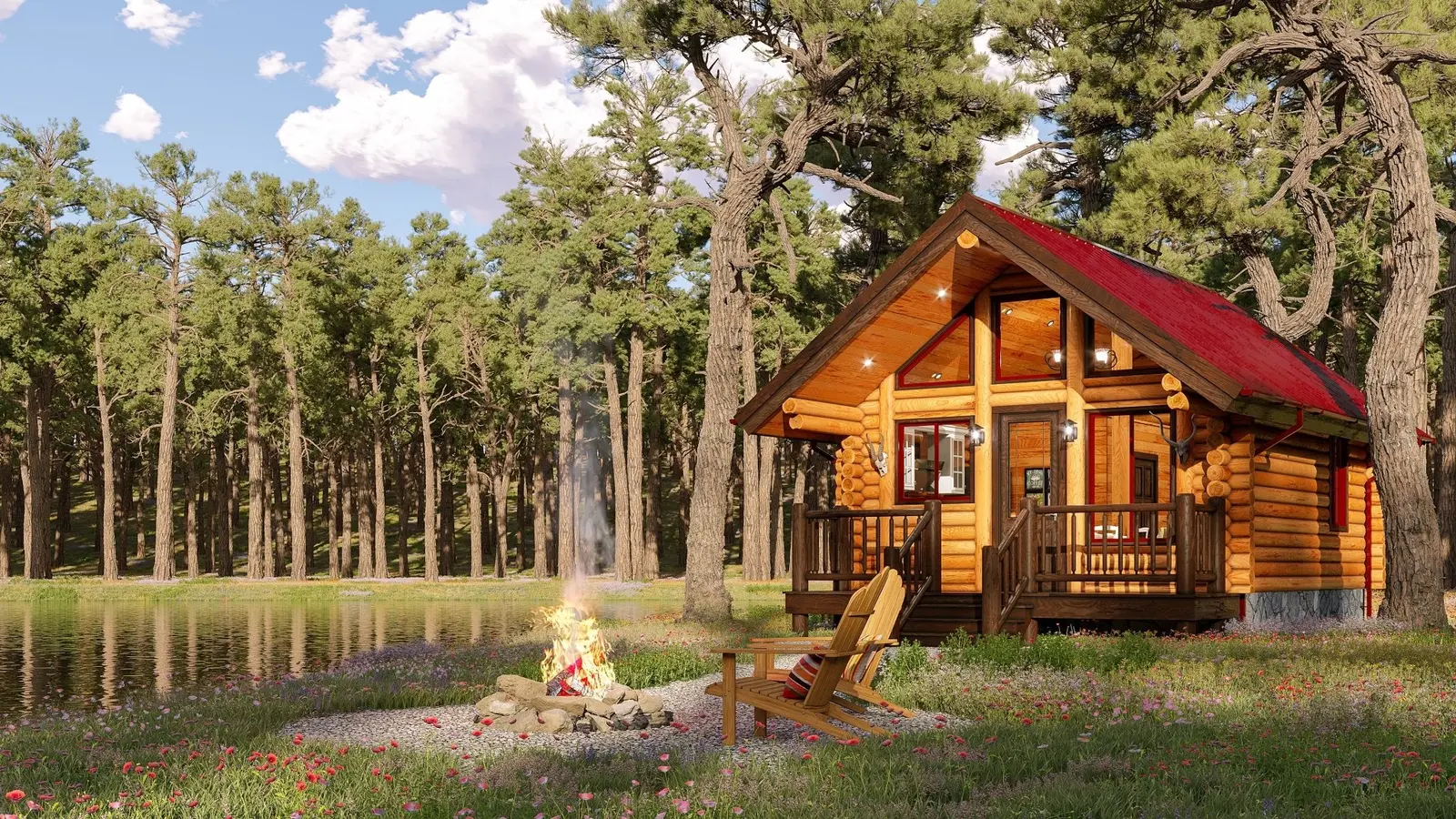 Bungalow - Log Home Floor Plans Shop by Sierra Log & Timber