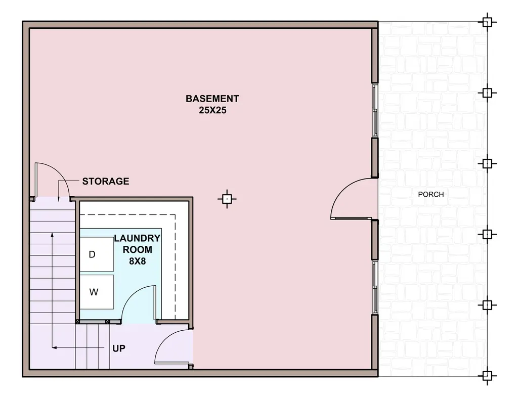 Fishhawk — basement floor plan