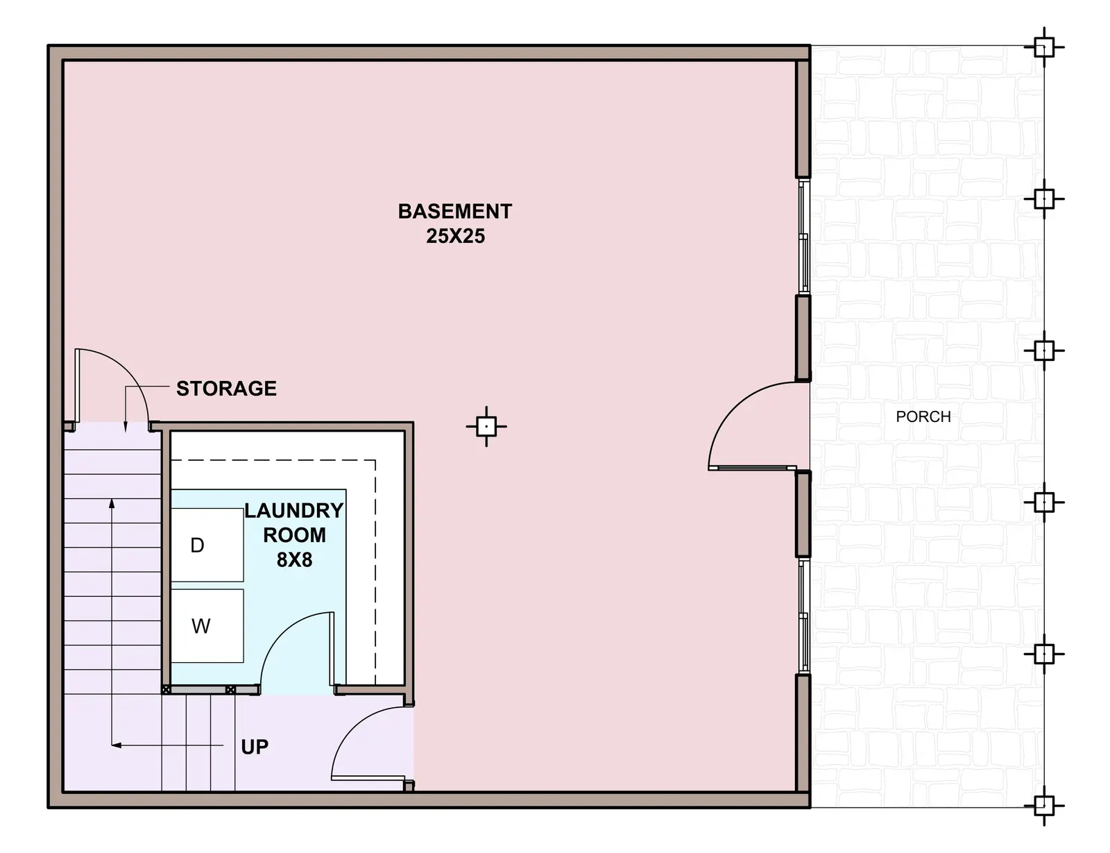 Fishhawk — basement floor plan