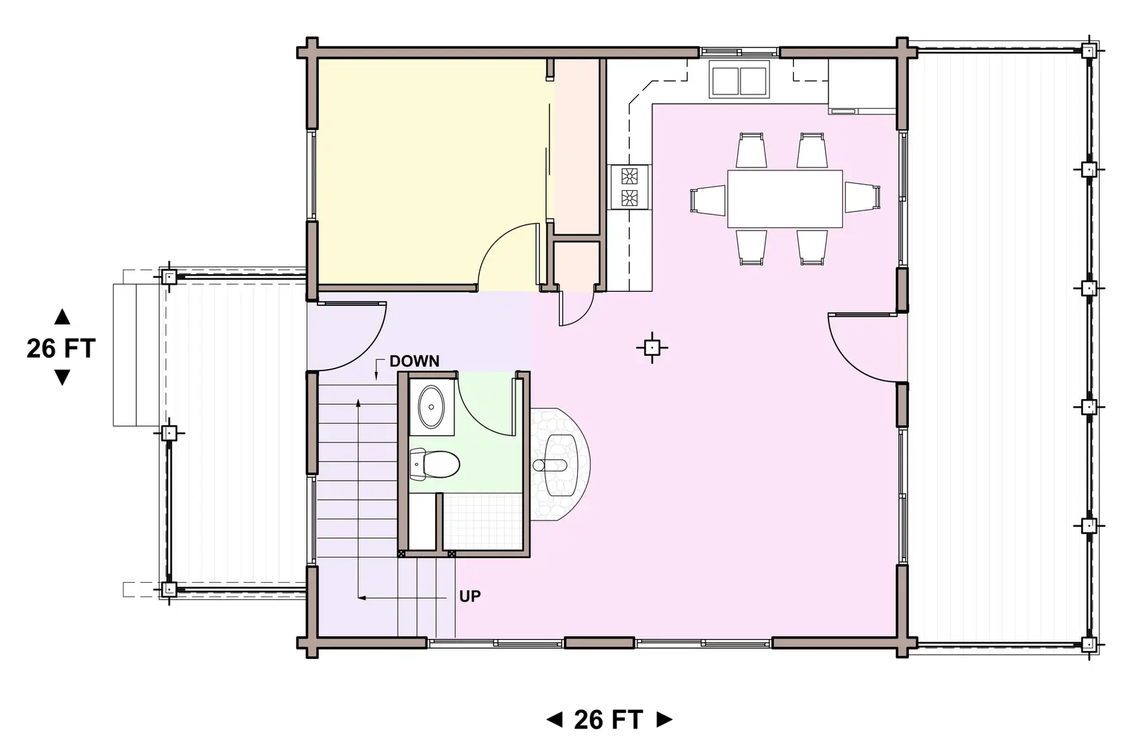 Fishhawk — main floor plan
