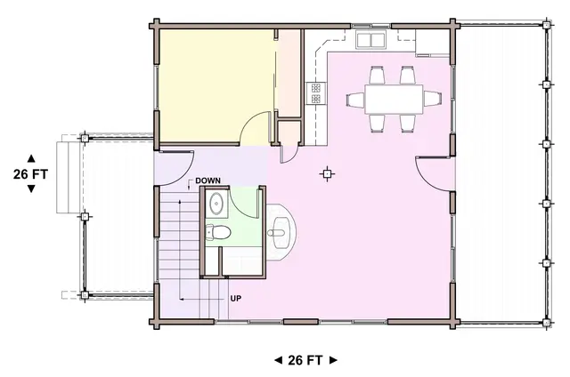 Fishhawk — main floor plan