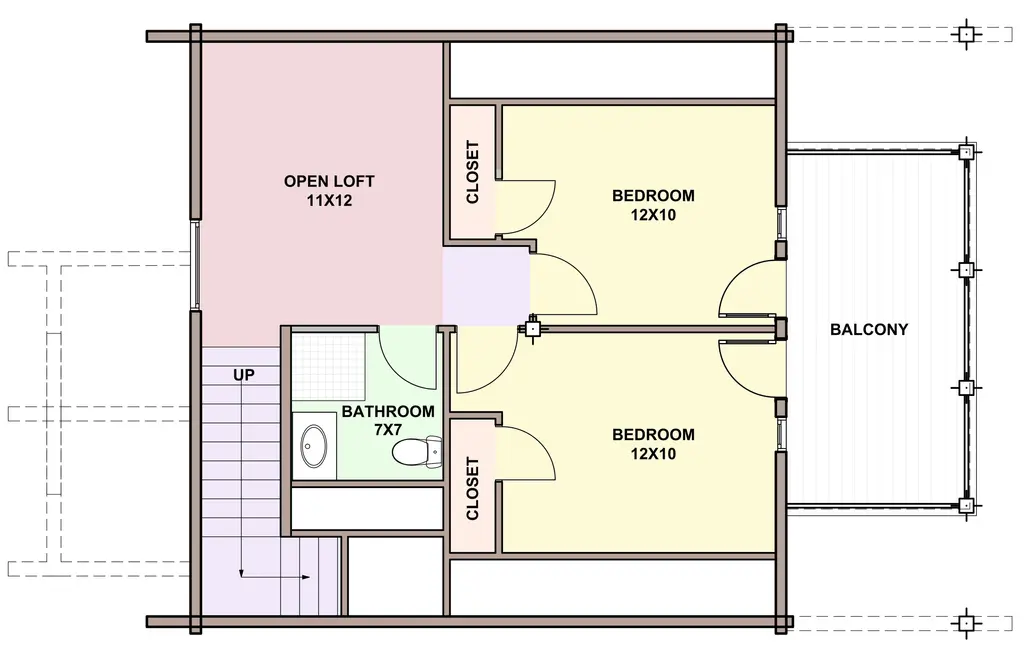 Fishhawk — loft floor plan