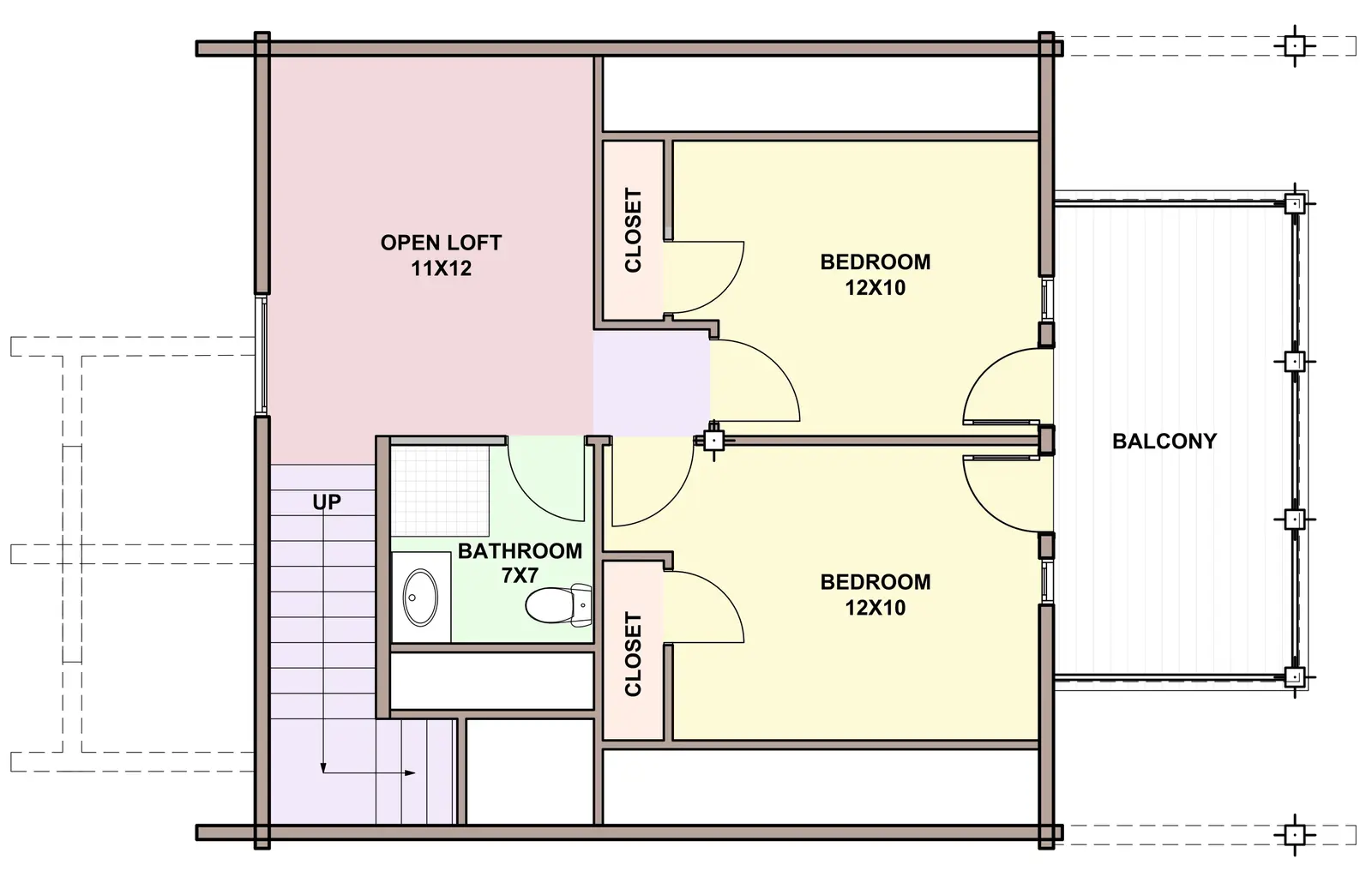 Fishhawk — loft floor plan