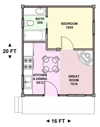 Trapper — main floor plan