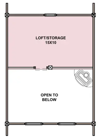 Trapper — loft floor plan