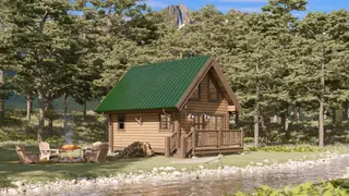 Trapper - Log Home Floor Plans Shop by Sierra Log & Timber