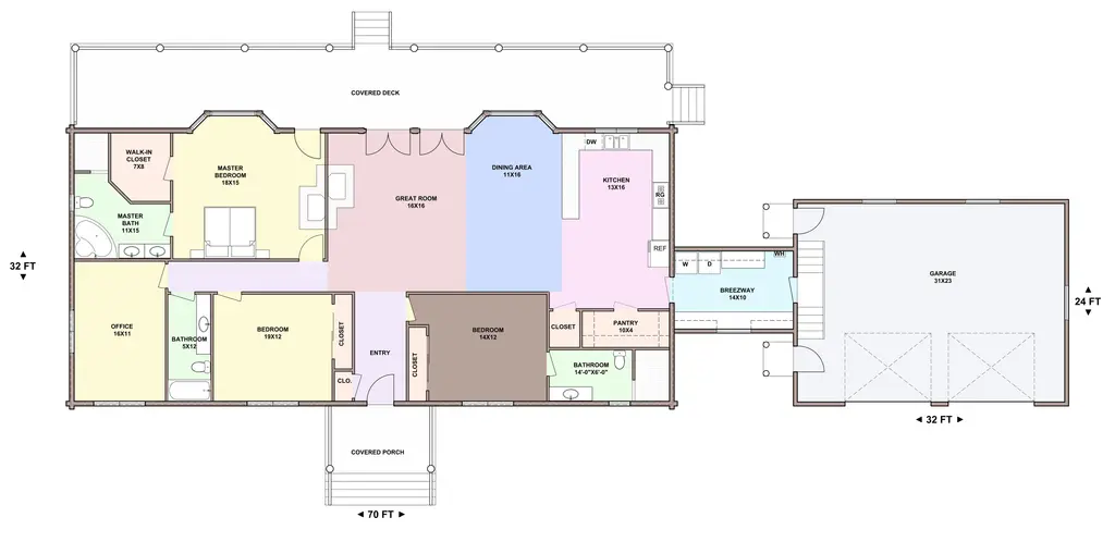 Sandstone — main floor plan