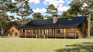 Sandstone - Log Home Floor Plans Shop by Sierra Log & Timber