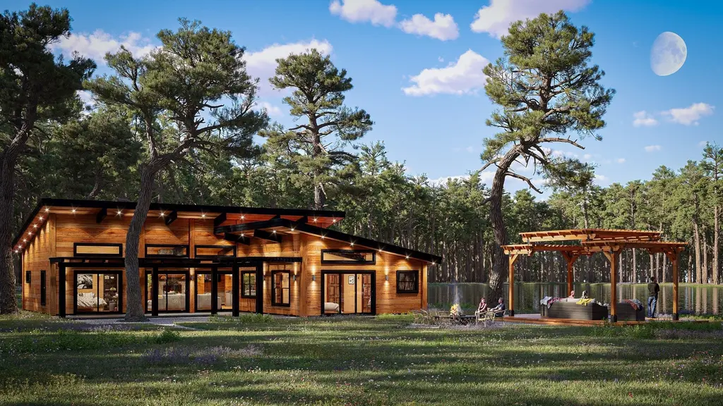 Moon Ridge - Log Home Floor Plans Shop by Sierra Log & Timber