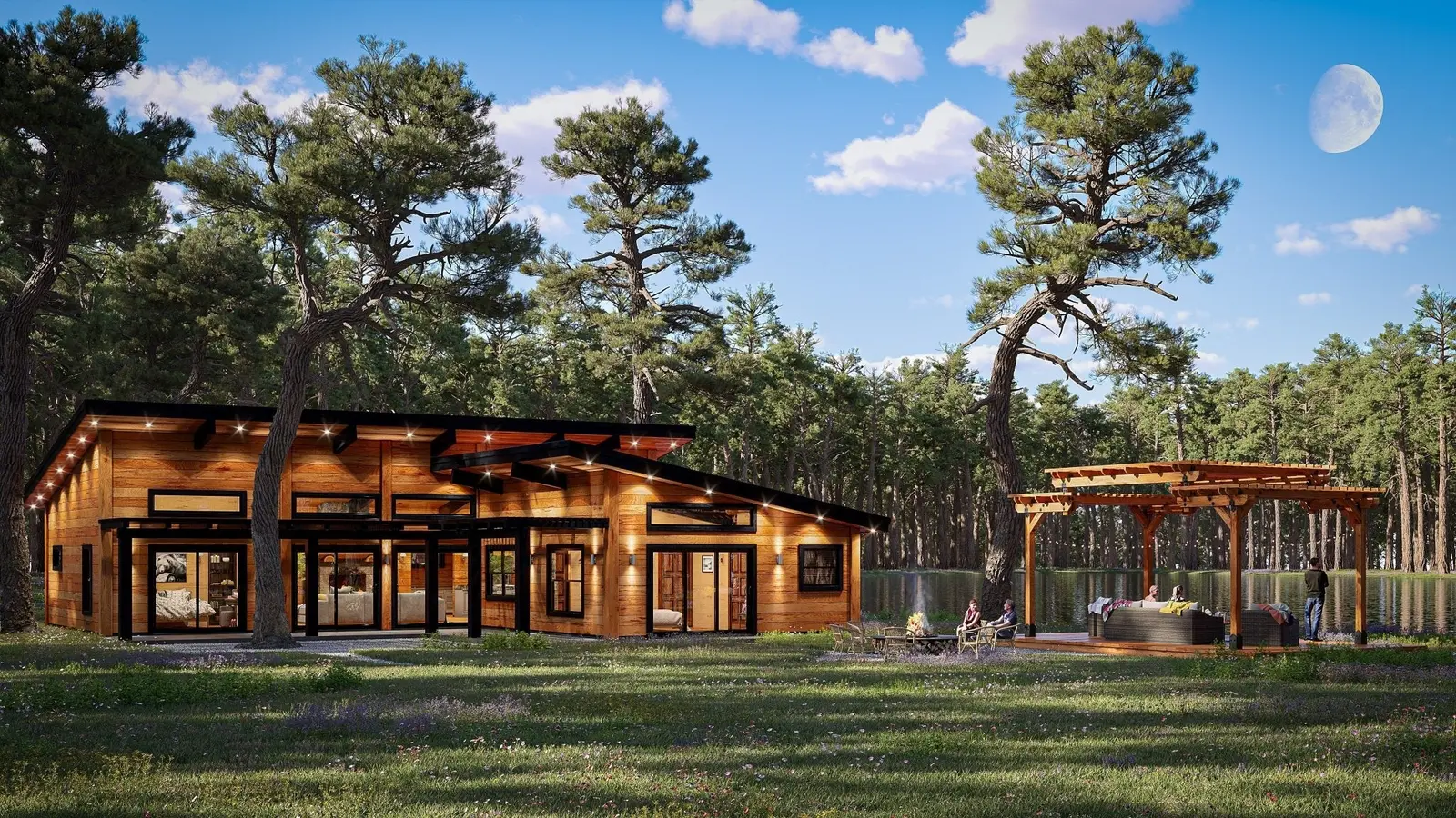 Moon Ridge - Log Home Floor Plans Shop by Sierra Log & Timber