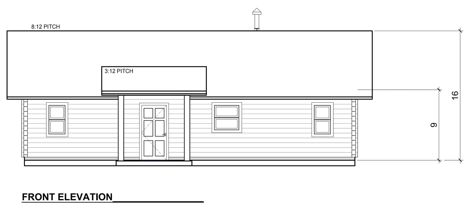 crescent — elevation 1