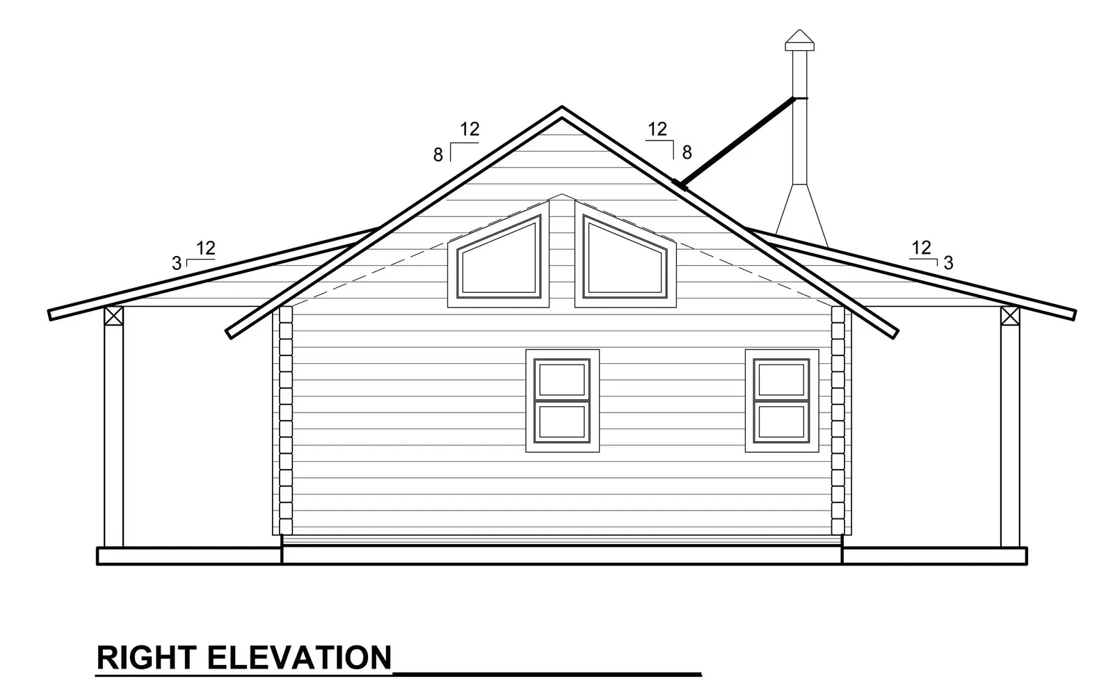 crescent — elevation 3