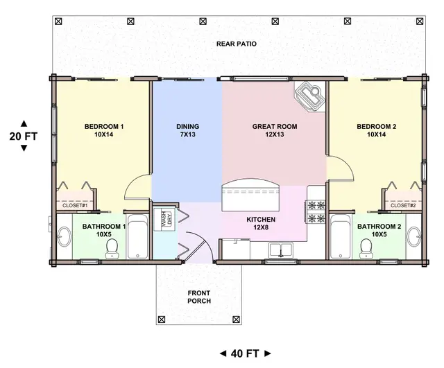 crescent — main floor plan