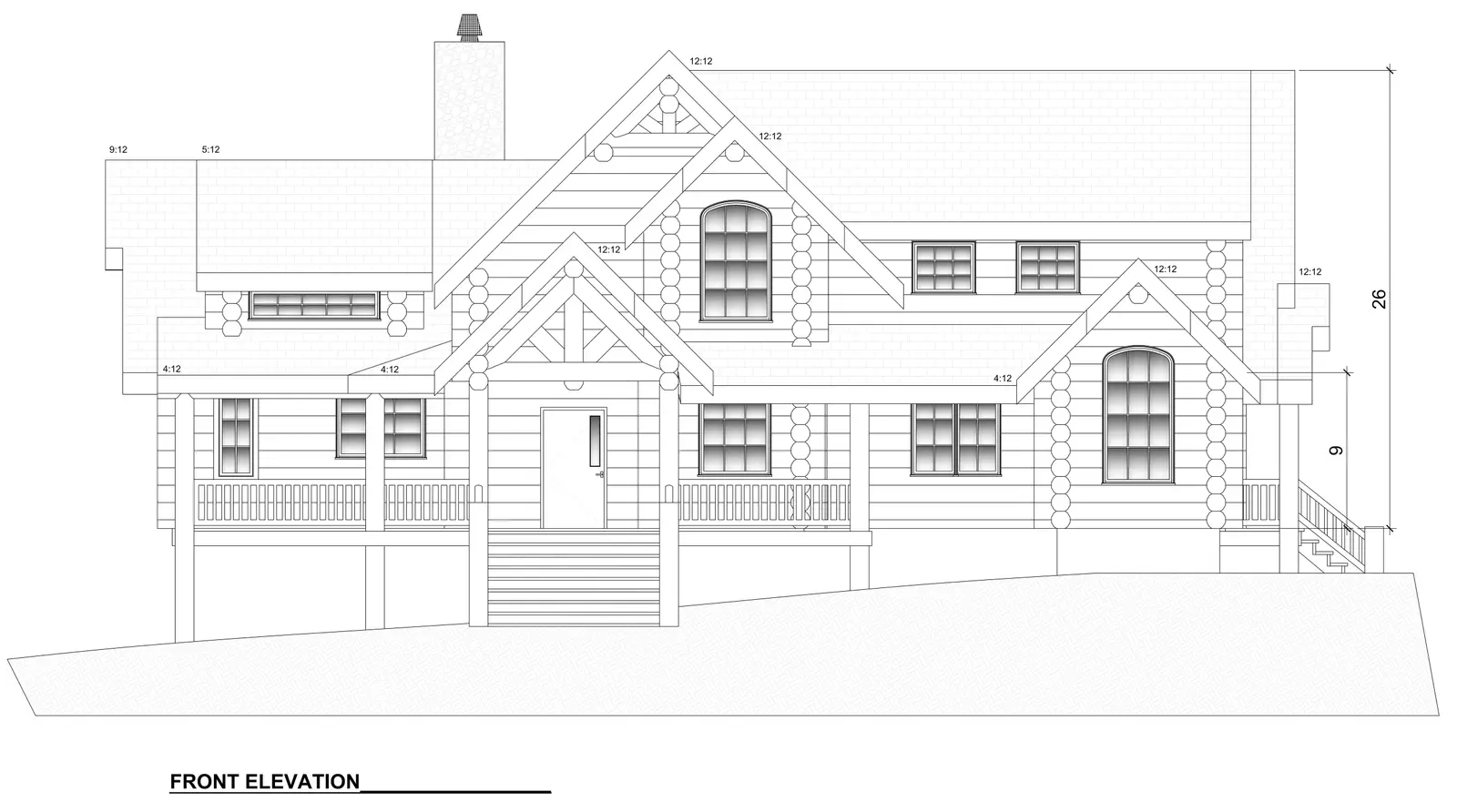 Lodge — elevation 1