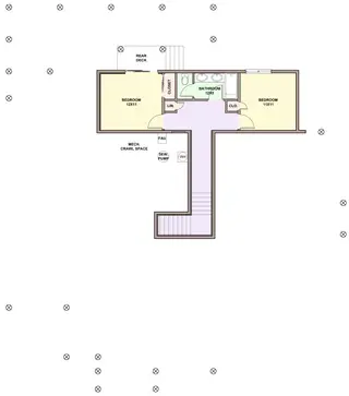 Lodge — basement floor plan