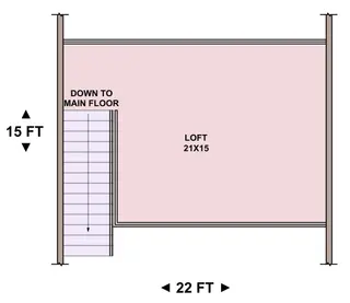 Almanor — loft floor plan