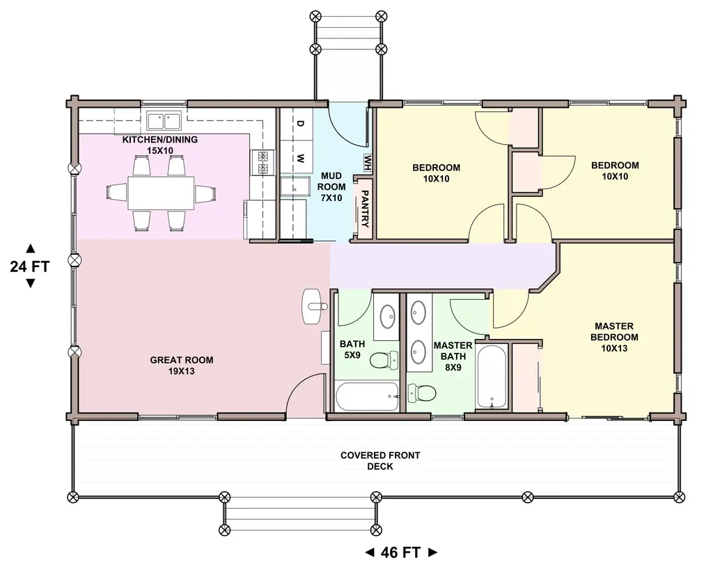 silver sky — main floor plan