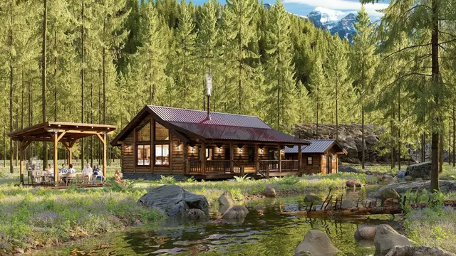 Silver Sky - Log Home Floor Plans Shop by Sierra Log & Timber