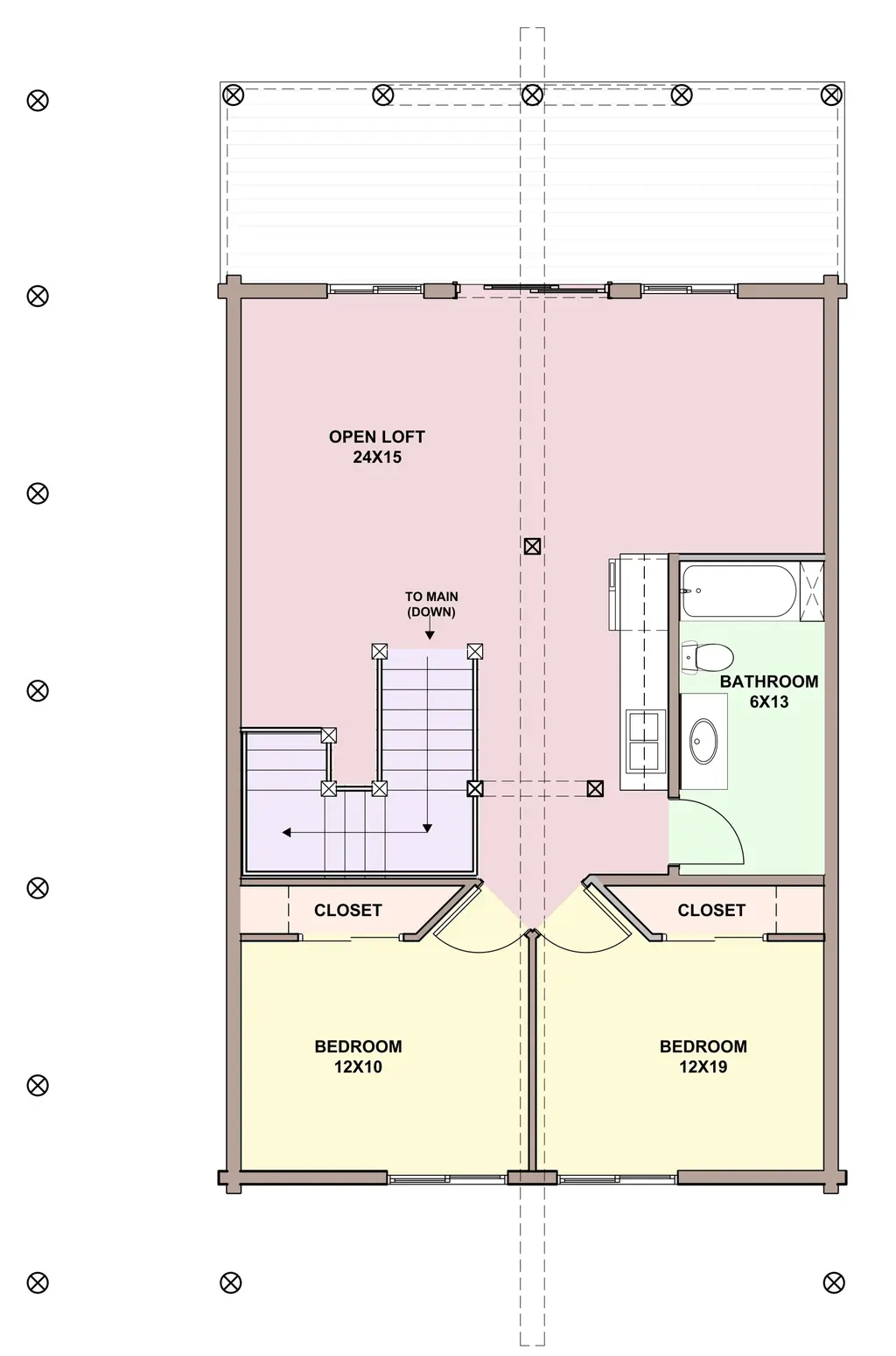 Sierra Pine — loft floor plan