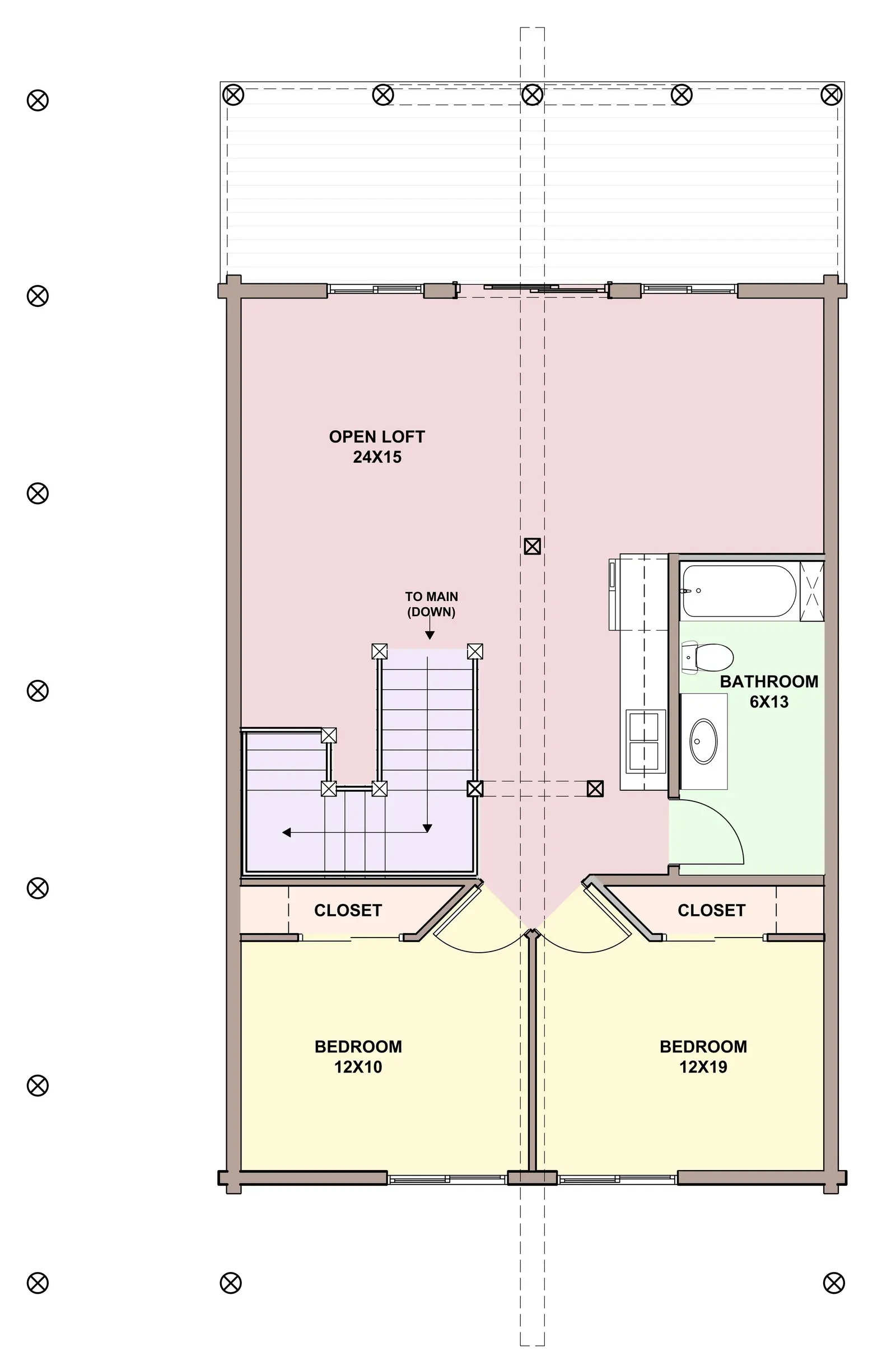 Sierra Pine — loft floor plan
