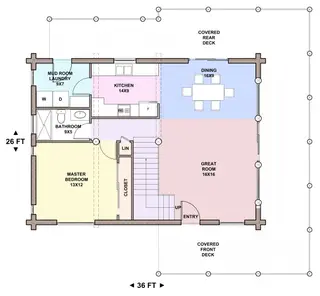 Green Valley — main floor plan