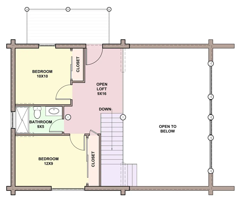 Green Valley — loft floor plan
