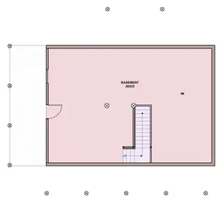 OAK RIDGE — basement floor plan