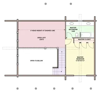 OAK RIDGE — loft floor plan