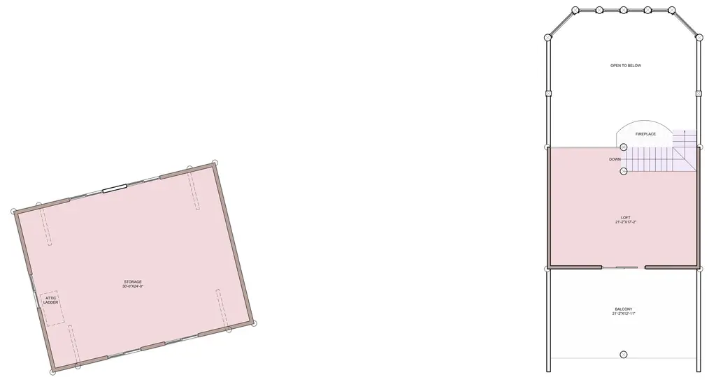 Paradise — loft floor plan
