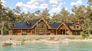 Paradise - Log Home Floor Plans Shop by Sierra Log & Timber