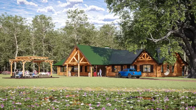 Longhorn - Log Home Floor Plans Shop by Sierra Log & Timber