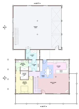 RIVERS EDGE — main floor plan