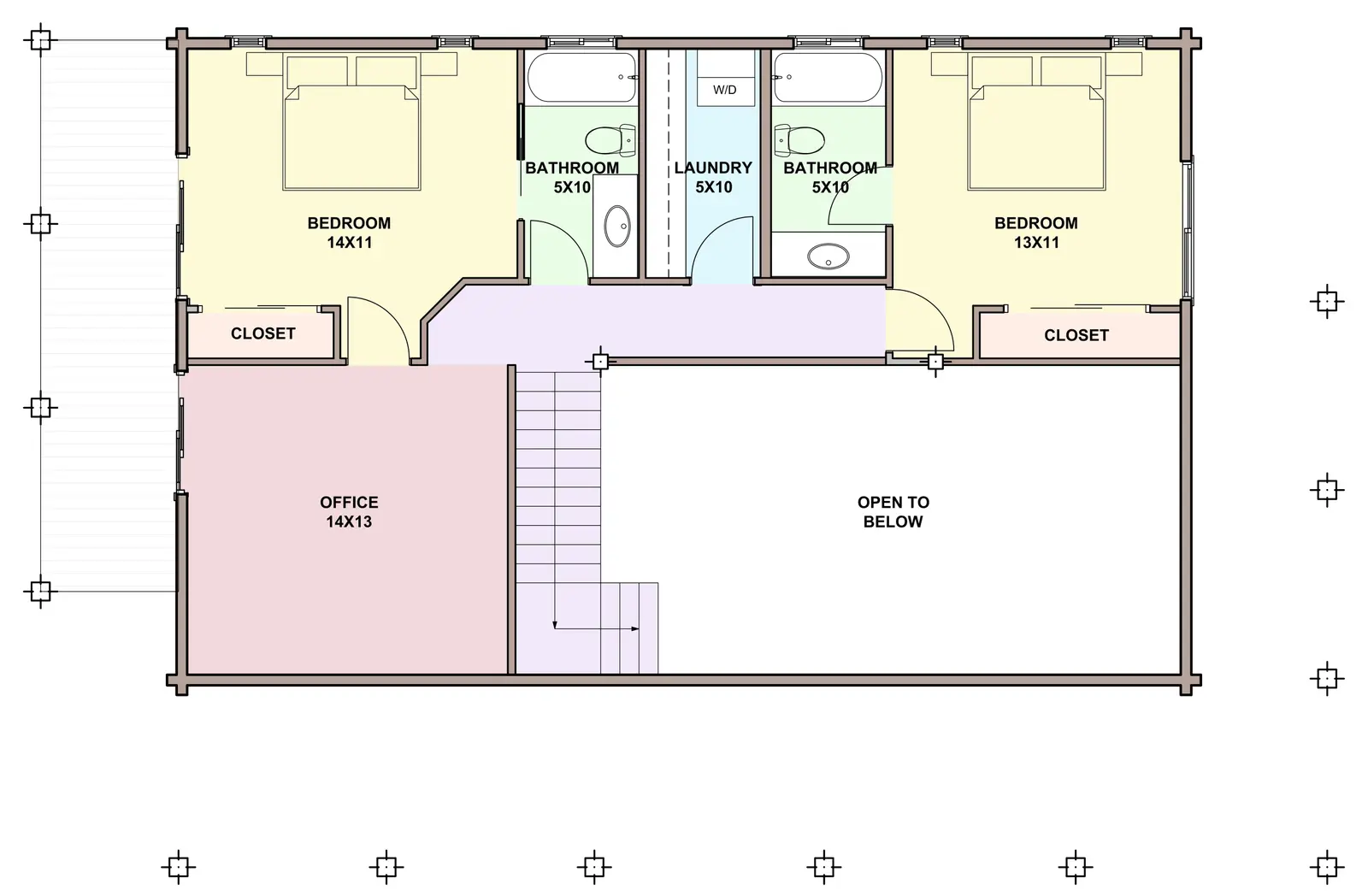 RIVERS EDGE — loft floor plan