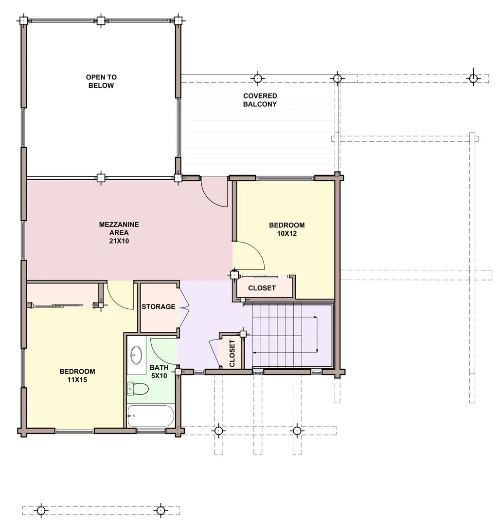 Rattlesnake Ridge — loft floor plan
