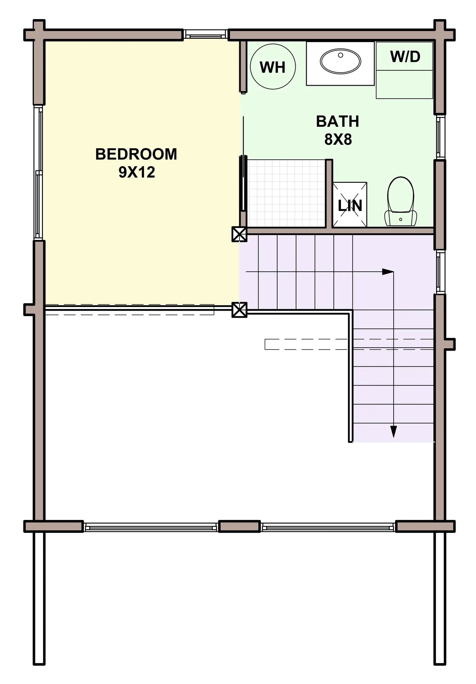 Rainbow 1 — loft floor plan
