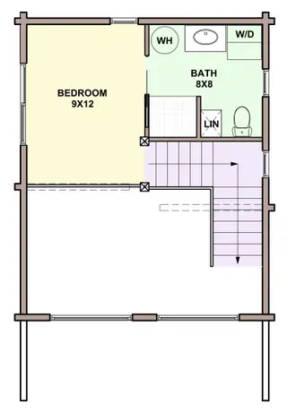 Rainbow 1 — loft floor plan