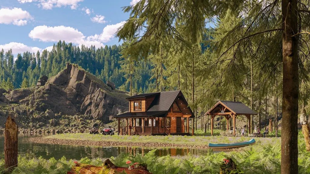 Rainbow 1 - Log Home Floor Plans Shop by Sierra Log & Timber