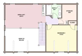 Penn View — loft floor plan