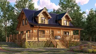 Penn View - Log Home Floor Plans Shop by Sierra Log & Timber