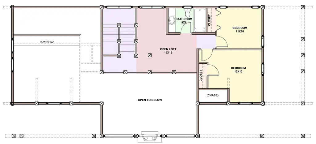 Sonoma — loft floor plan